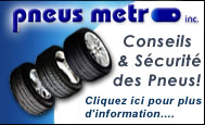 Conseils de Sécurité pour les Pneus - Cliquez ici pour plus de renseignements...